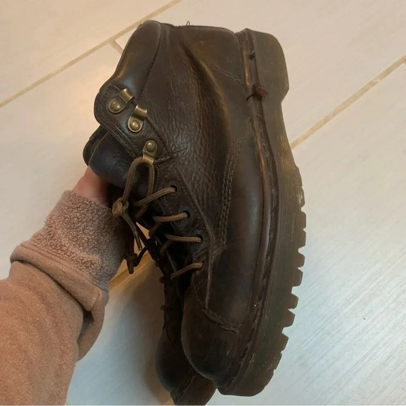 Dr. Martens Vintage Made In England Air Wair Brown Lace Up Shoes - Picture 12 of 16